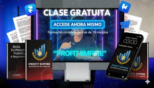 PROFIT EMPIRE — Clase Gratuita: Aprende a Revender desde Cero en +15 min